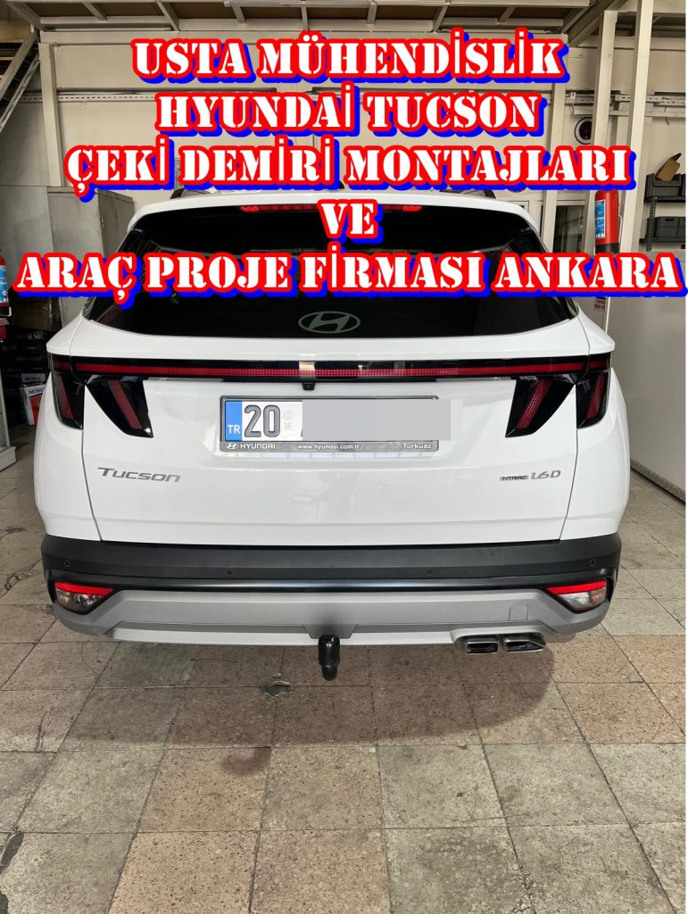 TUCSON Çeki Demiri Takma baglama montajı ve Araç proje FİRMASI USTA MÜHENDİSLİK 05323118894