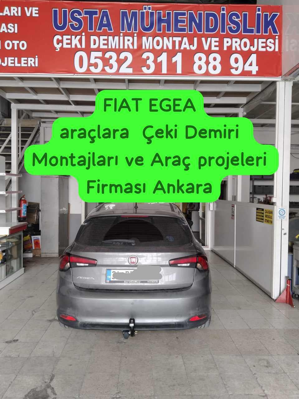 fıat egea çeki demiri takma montajı ve çki dmiri projesi ankara