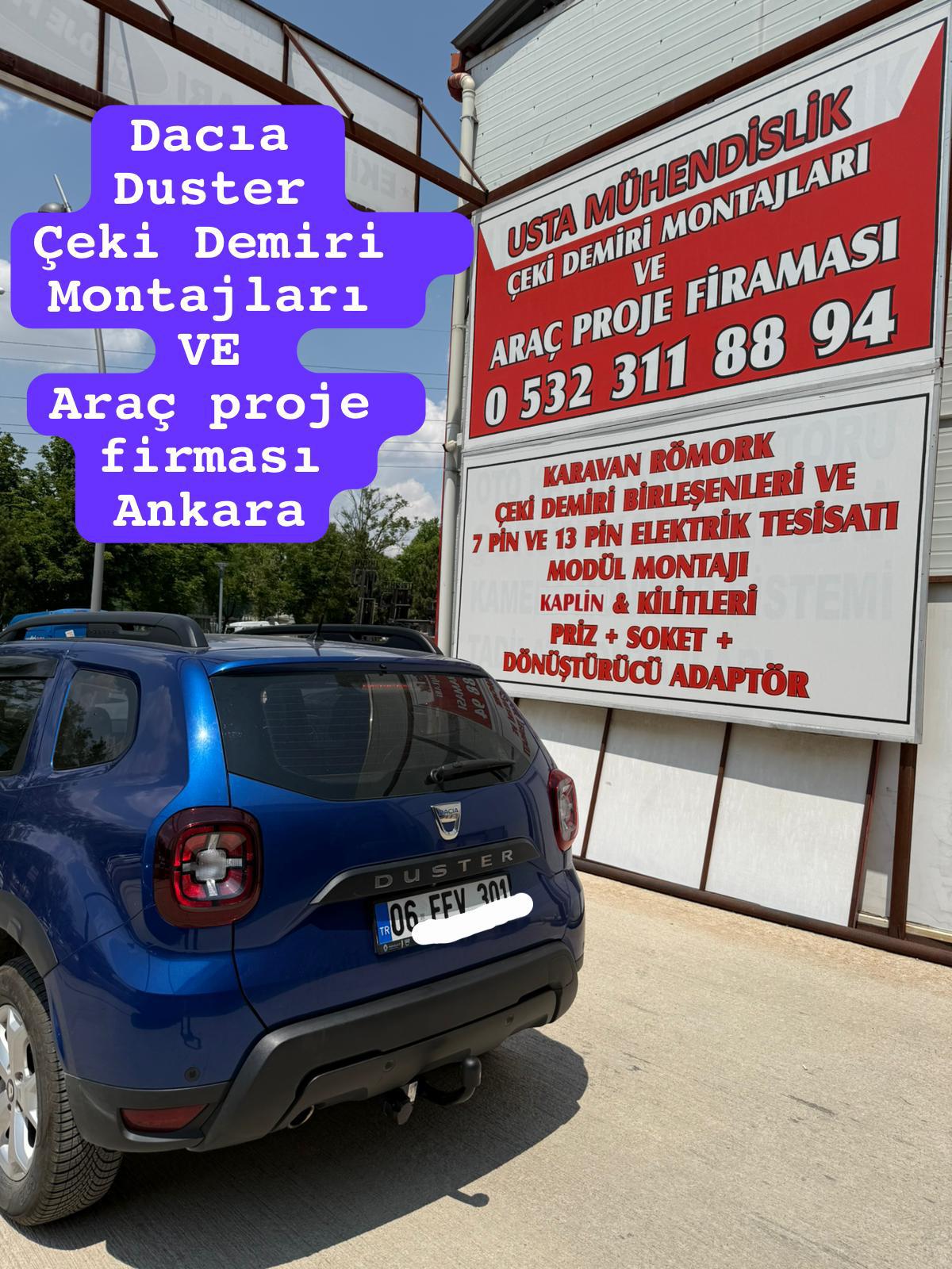 Dacia Duster Çeki Demiri takma montesi ve çeki demiri montaj araç projesi Ankara,Usta Mühendislik: Dacia Duster çeki demiri montajlerı ve araç projesi Ankara,

⸻ 05323118894

Dacia Duster Çeki Demiri Montajı – Güç, Güvenlik ve Profesyonellik

Dacia Duster, güçlü yapısı ve arazi kabiliyetiyle her yol koşuluna hazır bir SUV’dur. Bu gücü daha da işlevsel hale getirmek için Dacia Duster çeki demiri montajı, hem ticari hem de bireysel kullanımda büyük avantaj sağlar.

Usta Mühendislik Dacıa Duster araçlara Çeki Demiri Montajları olarak,

Dacia Duster araçlar için araca özel,

TSE ve E belgeli çeki demiri çözümleri sunuyoruz. Uzman ekibimiz tarafından yapılan montaj işlemleri, aracınızın şasesine ve elektrik sistemine zarar vermeden, üretici standartlarına uygun şekilde gerçekleştirilir.

Dacia Duster Çeki Demiri Avan…
 Usta Mühendislik: Dacia Duster Çeki Demiri Montajı – Güç, Güven ve Profesyonel Çözüm

Dacia Duster, hem şehir içi hem de arazi şartlarında sunduğu dayanıklılık ve performansıyla öne çıkar. Bu gücü daha da işlevsel hale getirmek için

Dacia Duster çeki demiri montajı, doğru ürün ve uzmanlık gerektirir.

 Dacia Duster uyumlu çeki demiri çözümleri, aracın şasi yapısına %100 uyumlu, yüksek dayanımlı ve güvenlik standartlarına uygun olarak uygulanmaktadır. Karavan, römork, taşıyıcı aparatlar ve ticari kullanım için idealdir.

Neden Dacia Duster Çeki Demiri?
• ✅ Araca özel ölçülerde, tam uyumlu tasarım
• ✅ Yüksek çekme kapasitesi
• ✅ TSE ve Avrupa standartlarına uygunluk
• ✅ Aracın görünümünü bozmayan estetik montaj
• ✅ Uzun ömürlü, elektrostatik boyalı yapı

Uzman Montaj – Güvenli Sürüş
Alanında deneyimli ekibimizle gerçekleştirilen çeki demiri montajı, aracın elektrik ve elektronik sistemlerine zarar vermeden profesyonel şekilde tamamlanır. Montaj sonrası gerekli kontroller yapılır ve güvenli kullanım garanti altına alınır.

Dacia Duster Sahipleri İçin İdeal Çözüm
İster günlük kullanım ister doğa ve kamp aktiviteleri için olsun, Dacia Duster çeki demiri, aracınıza maksimum fonksiyon kazandırır.

📞 Hemen bizimle iletişime geçin, Dacia Duster aracınız için en uygun çeki demiri ve montaj hizmeti hakkında detaylı bilgi alın. 05323118894

Dacia DUSTER çeki demiri araç proje + montajı Ankara
modeline özel çeki demirleri, aracın şasi yapısına zarar vermeden, üretici standartlarına uygun şekilde monte edilir. Elektrik tesisatı ve soket bağlantıları ve  Çeki demirinin Uygulandığı yönetmelik :
çeki demiri kitinin EC 94/20/AT ve R55 yönetmeliklerindeki belirtilen teknik donanım ve
testlerden geçerek kullanımınıza sunulduğunun, montaj talimatlarına göre çeki  demiri montaj uygulaması eksiksiz yapılır, tüm sistemler test kontrol  edilerek teslim edilir.

Kalite ve Güvenlik Önceliğimiz
• TSE ve Avrupa standartlarına uygun Çeki demiri ürünler kullanırız montajlarda USTA MÜHENDİSLİK

EC 94/20/AT ve R55 yönetmeliklerindeki belirtilen teknik donanımlı ürünler

Tip onay numarası :
Her bir ürün için ayrı ayrı verilen numaradır. E numarası olarak anılır. Montaj talimatında ,
e dökümanında ve ürün üzerindeki etikette belirtilen numara ile aynı olmalıdır. Bir çeki
demirine onay kuruluşları tarafından montaj talimatı ve e numarası verilebilmesi için
94/20/AT yönetmeliğindeki tüm testlerden ve araç imalatçısından tam onay almaları
gerekmektedir. Bu unsurların bulunması ürün güvenliğinin tam olduğunun göstergesidir.

Araca göre imal edilmiş bu kit tam set olup civatalarına kadar paketlenip kullanımınıza
sunulmaktadır. Paket muhteviyatı içerisinde montaj talimatı ve e dökümanı mevcuttur. Bu
talimat ve dökümanlar üzerinde çeki demiri özelliklerini belirtir teknik değerler mevcut olup
projelendirme aşamasında dikkate alınır. Her çeki demiri kitinin kendine has karakteristik
özellikleri mevcut olup o araç marka, tip ve model yılına göre imal edilmiştir. Kit içerisinde
bulunan her civatanın araç üzerinde karşılığı mevcuttur. Montaj talimatı Orjinal ürünler çeki demiri montajlarında kullnılır.