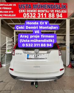 HONDA CRV ARAÇLARA Çeki Demiri Takma Montajı ve Araç Proje firması usta mühendislik ankara da USTA MÜHENDİSLİK 05323118894