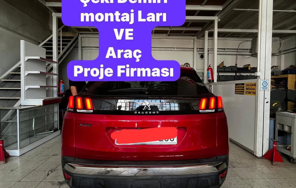 peugeot 3008 çeki demiri takma montajı ve araç proje firması ankara ostimde USTA MÜHENDİSLİK 05323118894